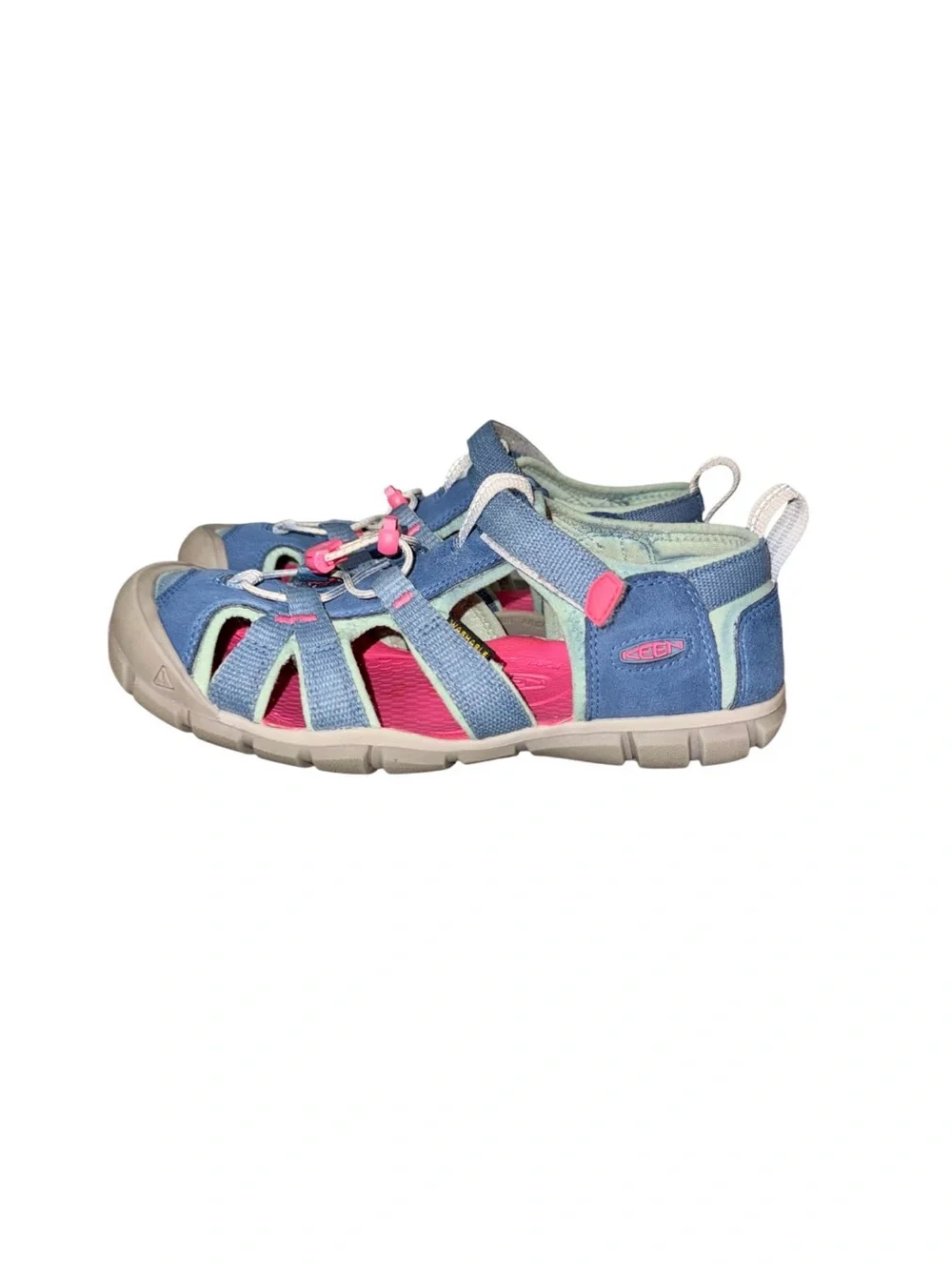 Keen SEACAMP II BIG girl’s waterproof sandals shoes size 4